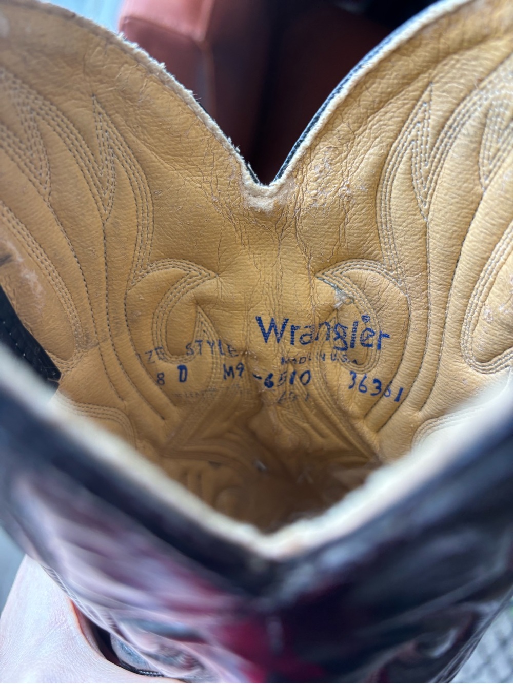 Wrangler Cowboy Boots - Picture 4 of 4
